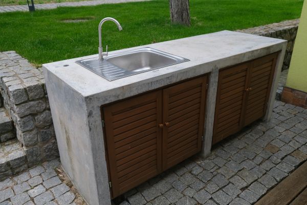 Exterior Cabinet Installation in Greenville