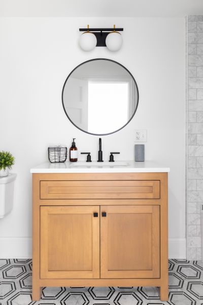 Custom Vanity Installation in Greenville
