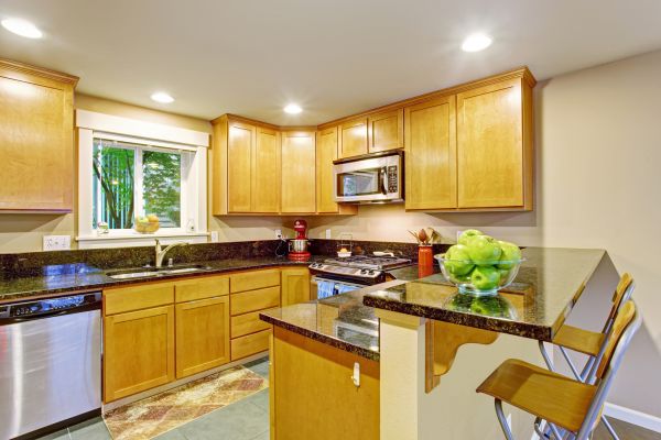 Maple Kitchen Cabinet Service in Greenville