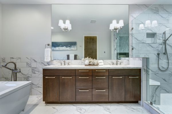 Bathroom Storage Installation in Greenville
